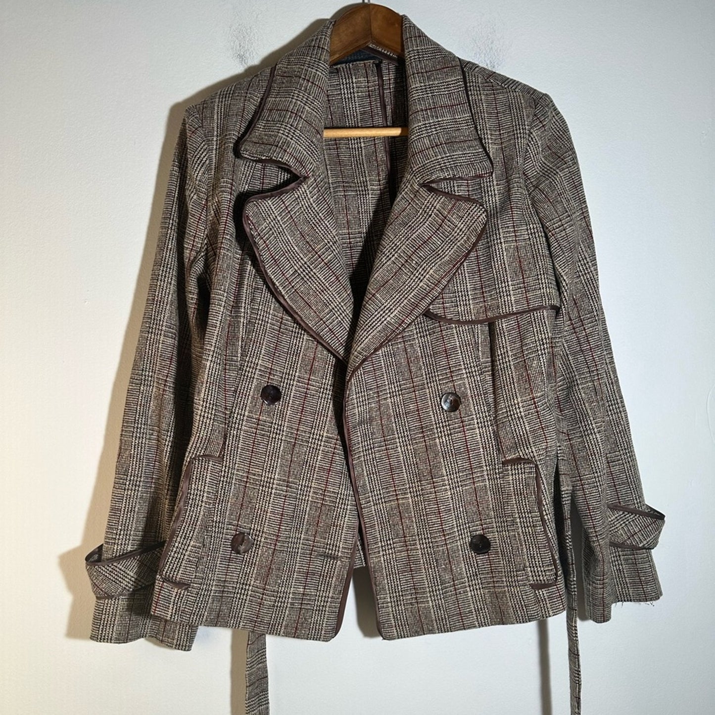 Toupy Paris Plaid Claudette Jacket
