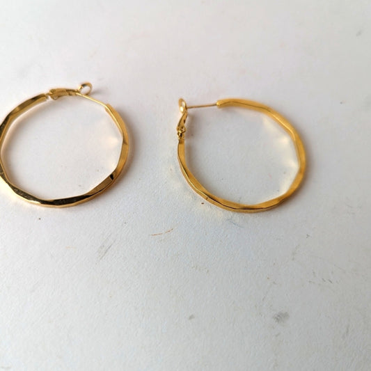 Gold Hoop Earrings