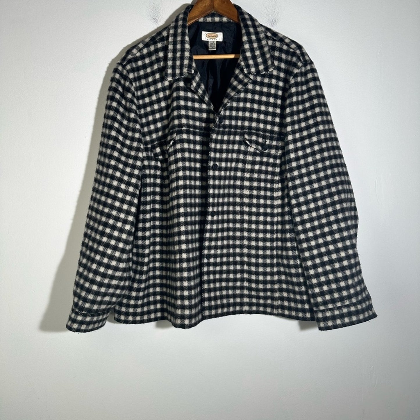 Talbots Black and White Women's Coat