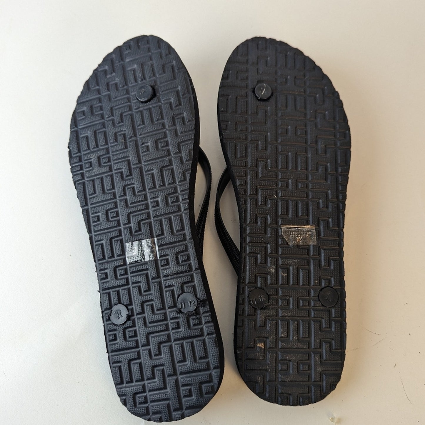 Tommy Hilfiger Polka Dot Flip Flops - 11