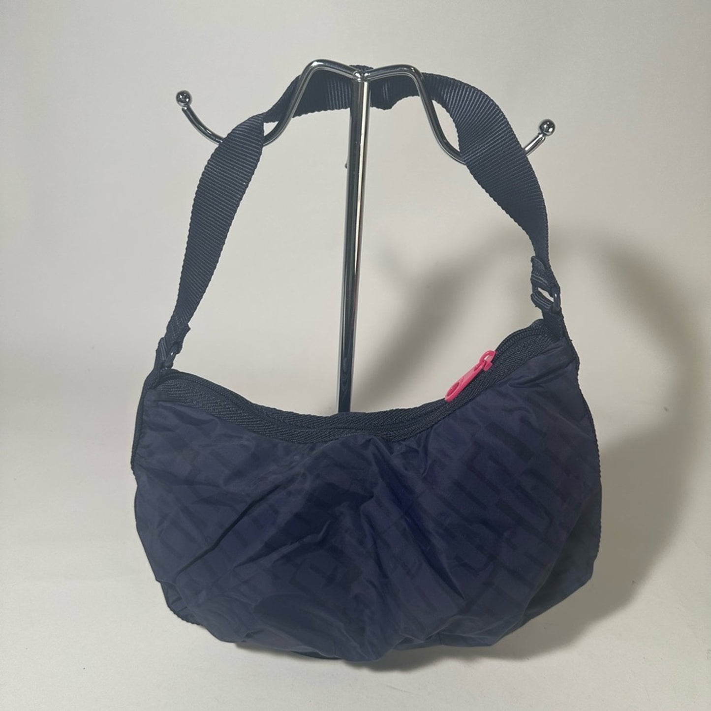 Puma Black and Pink Crescent Shoulder Bag