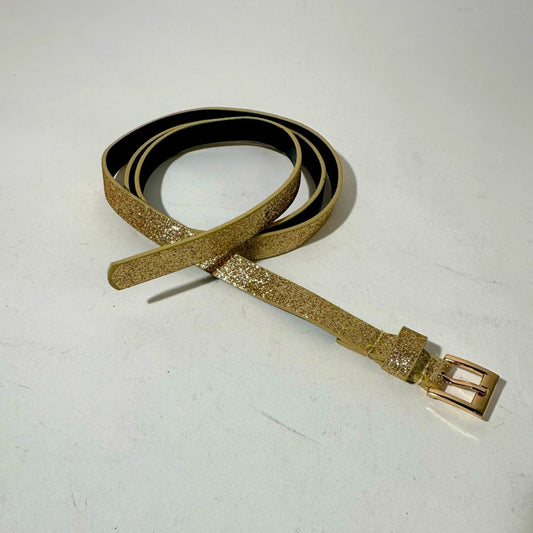 Girls Gold Shimmering Belt