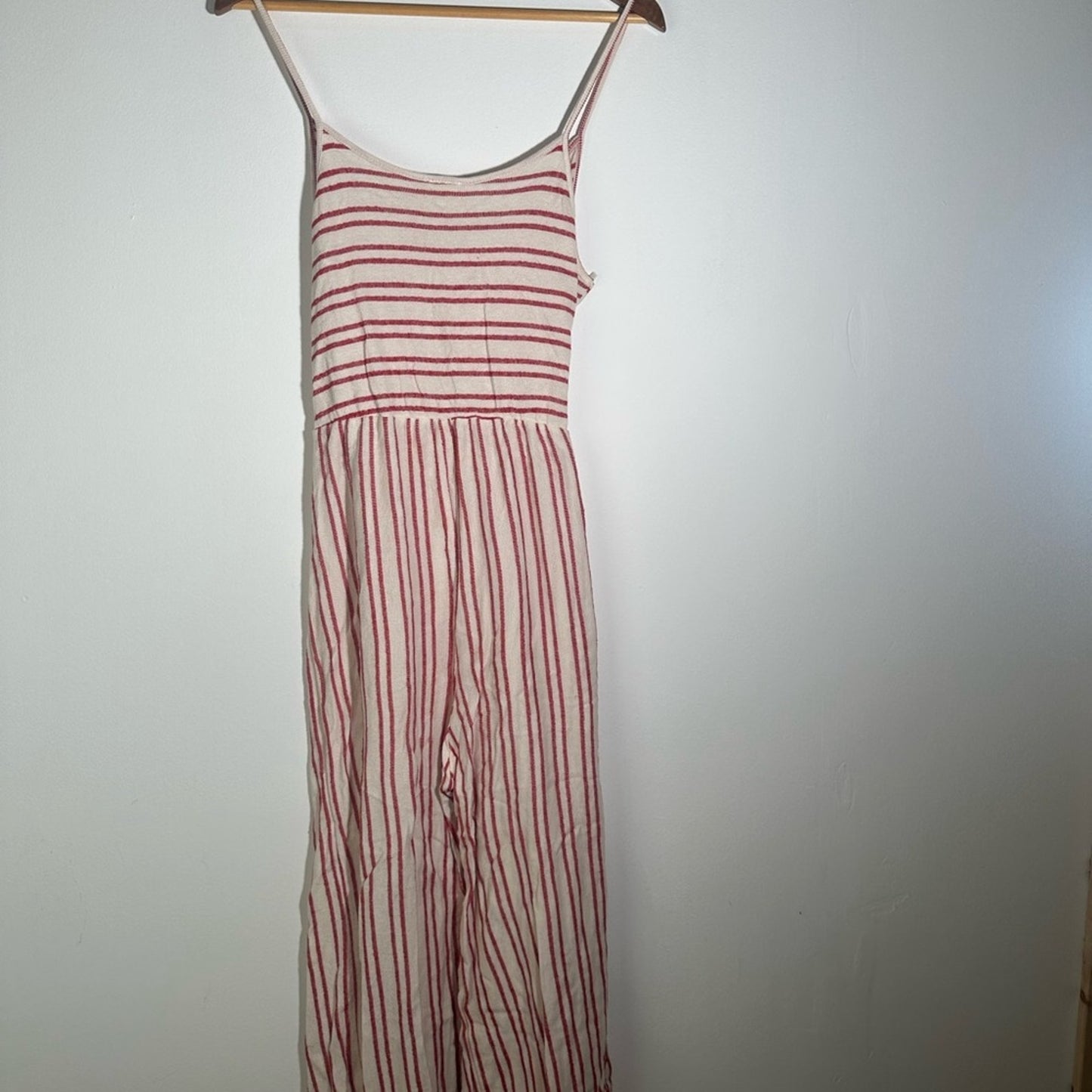 Caution to the Wind Striped Jumpsuit