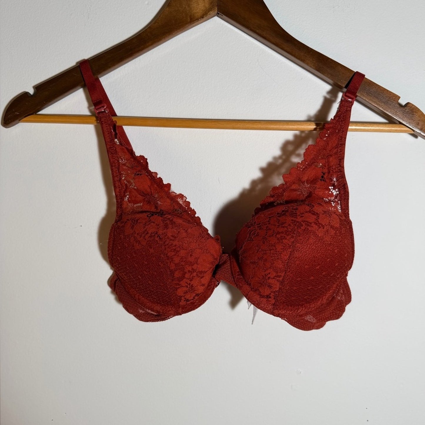 Auden Elegant Red Lace Bralette