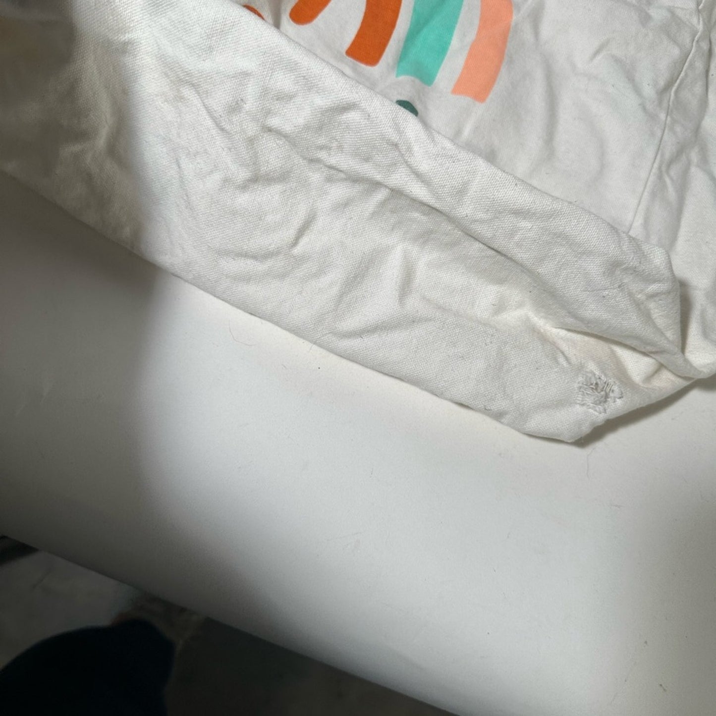 Colorful 'Good Vibes' Tote Bag