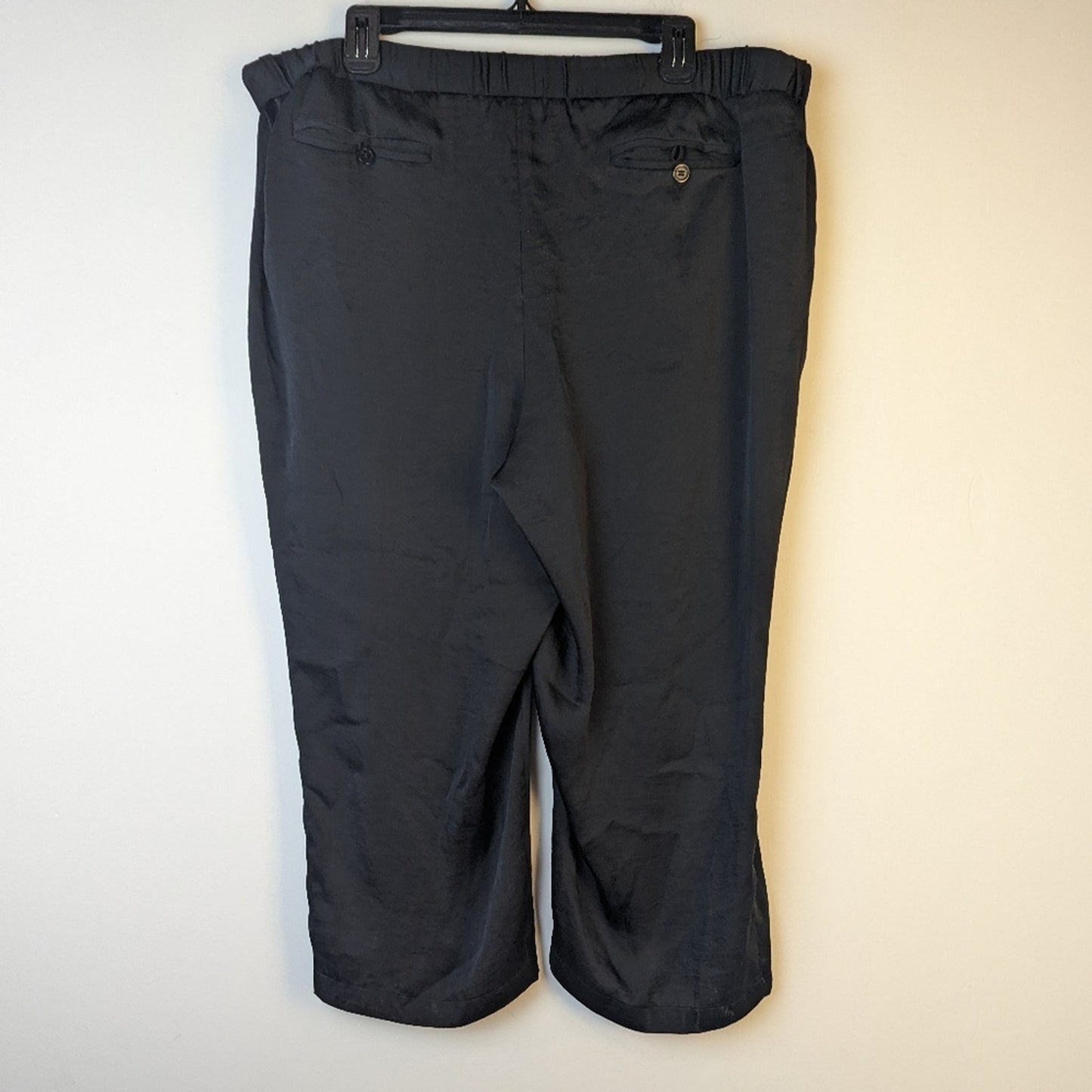 Lane Bryant Silky Cropped Wide Leg Pants - 18