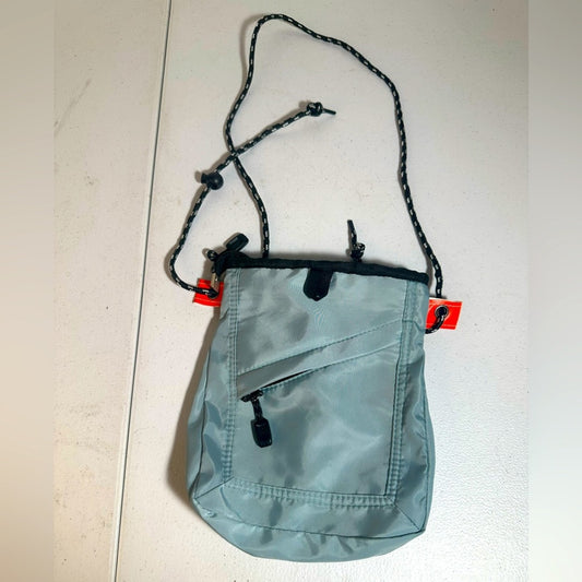 Gray Blue  Nylon Crossbody Bag