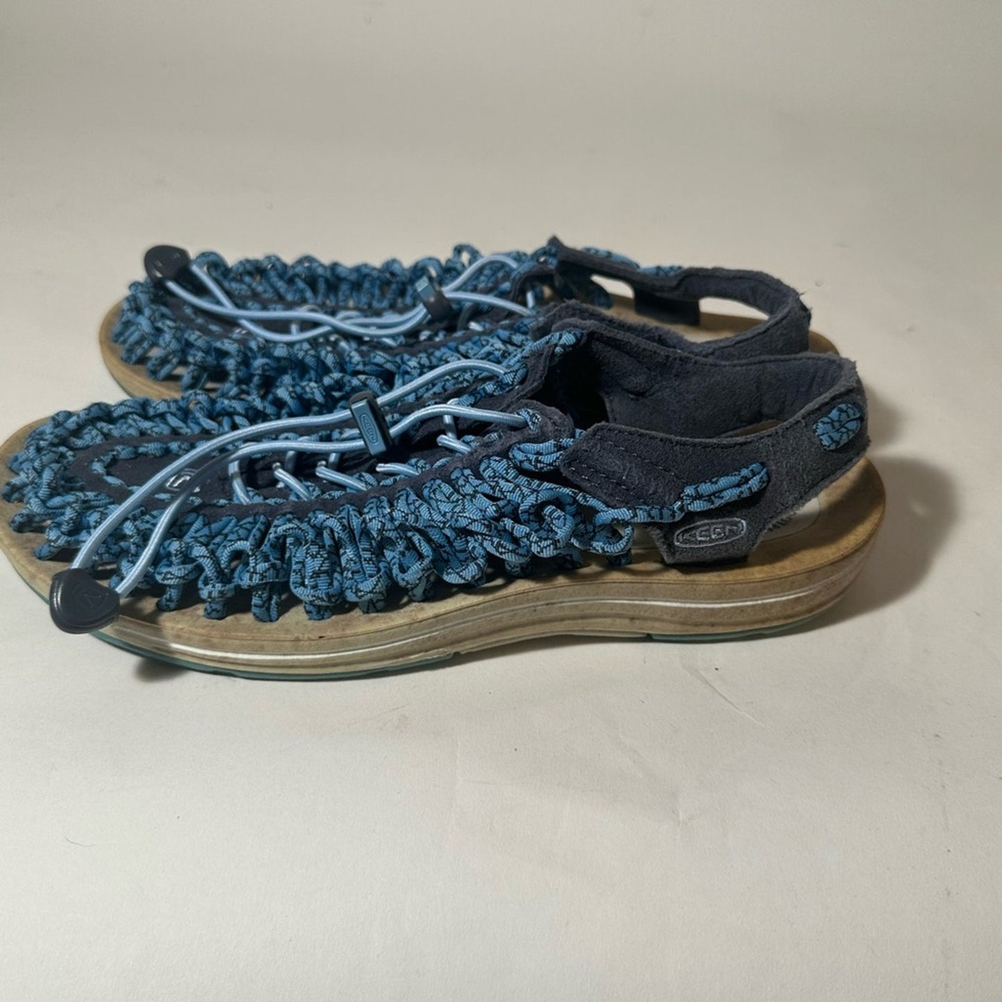 Keen Navy and Light Blue Woven Sandals