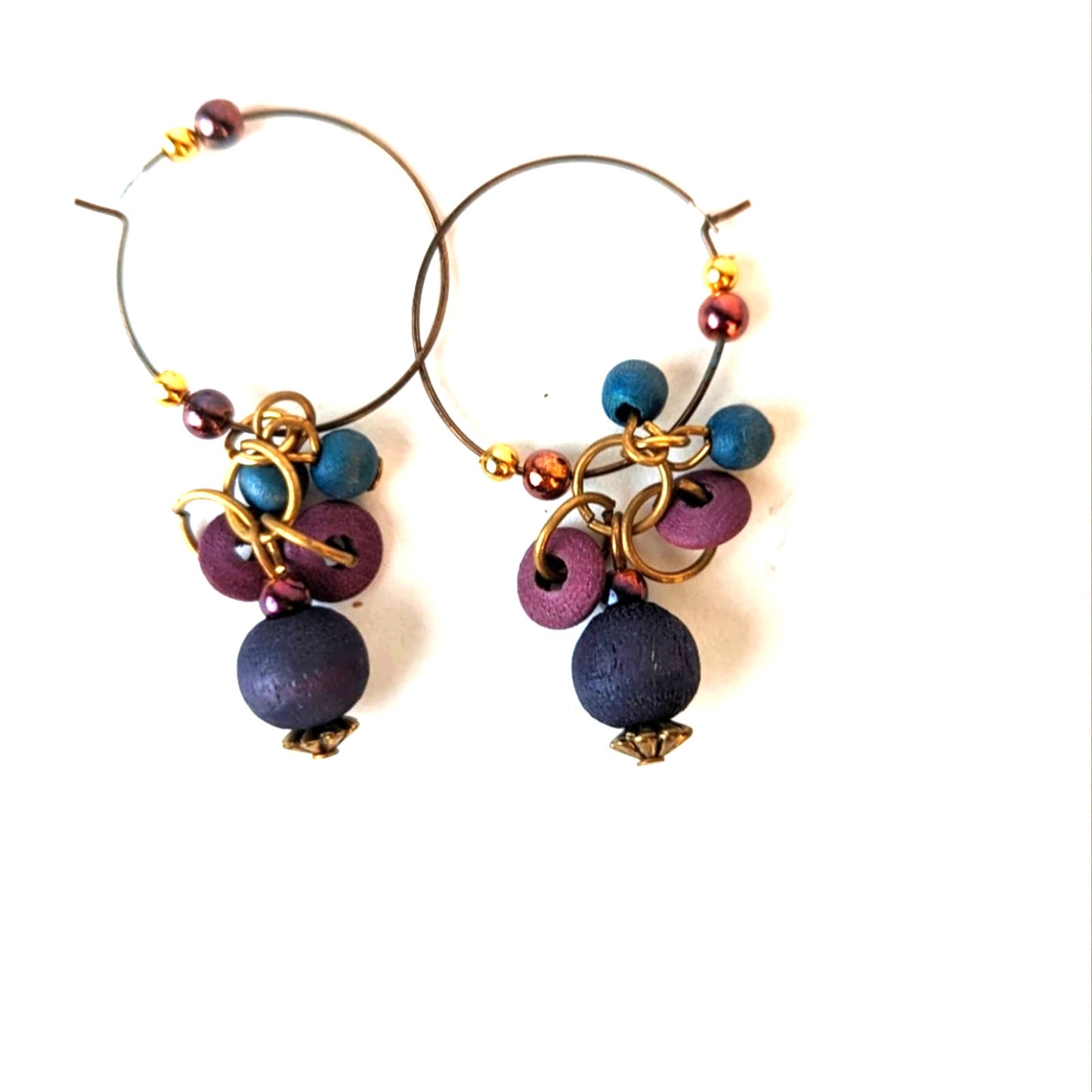 Beaded Bangle Earrings