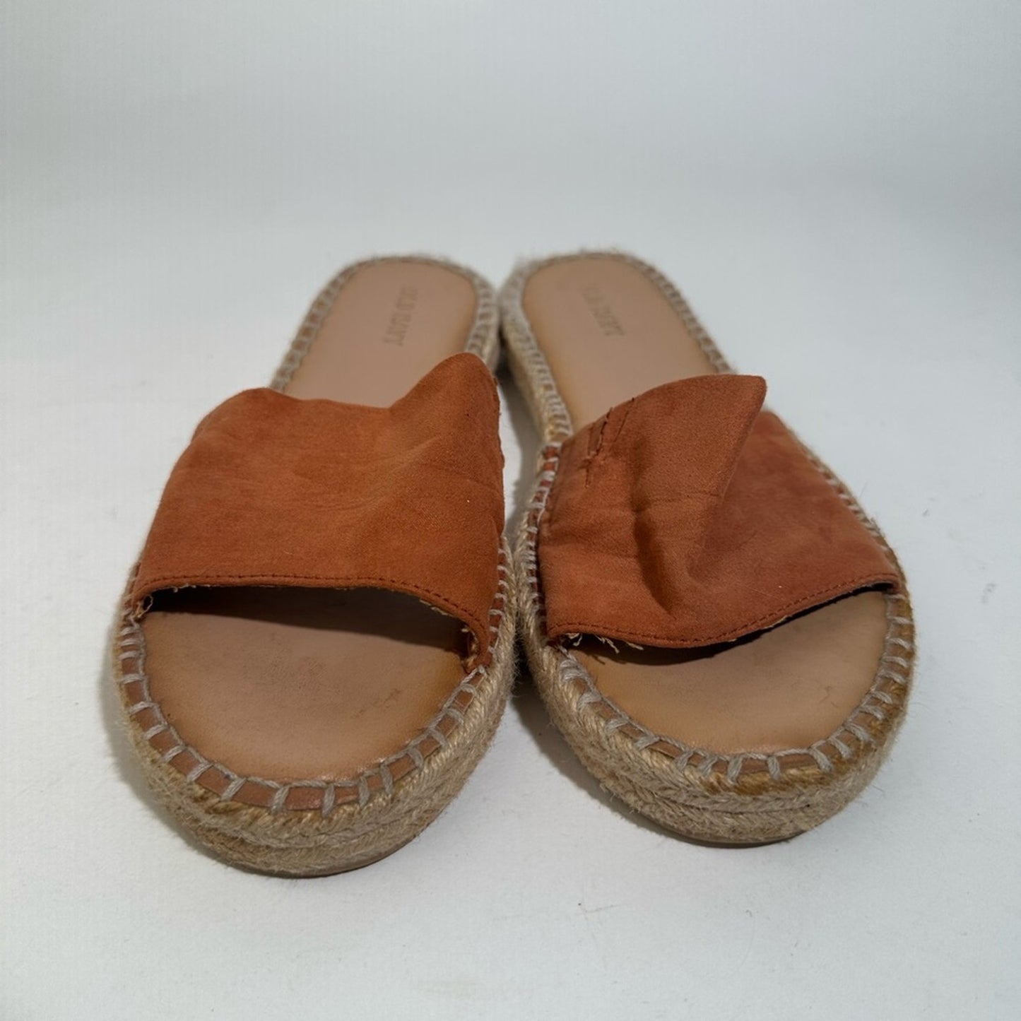 Old Navy Faux Suede Espadrille Slide Sandal