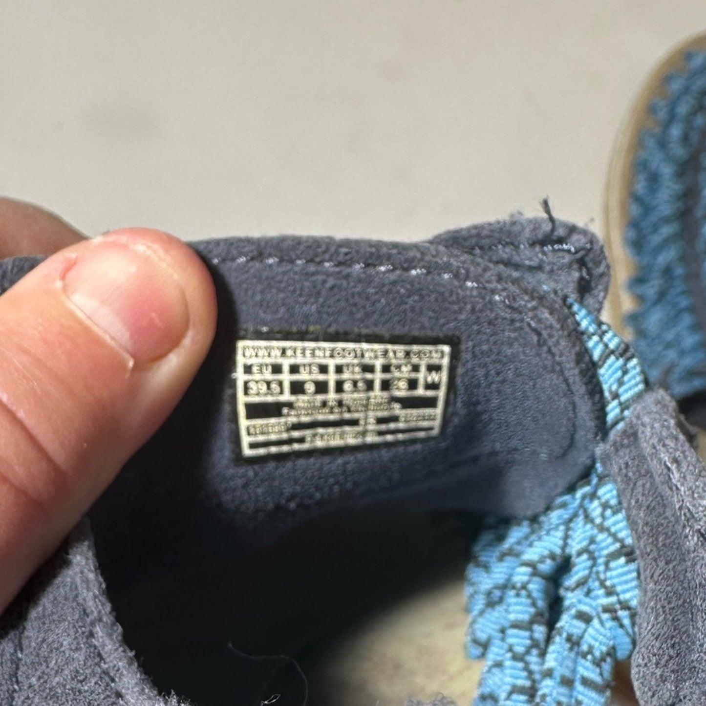 Keen Navy and Light Blue Woven Sandals