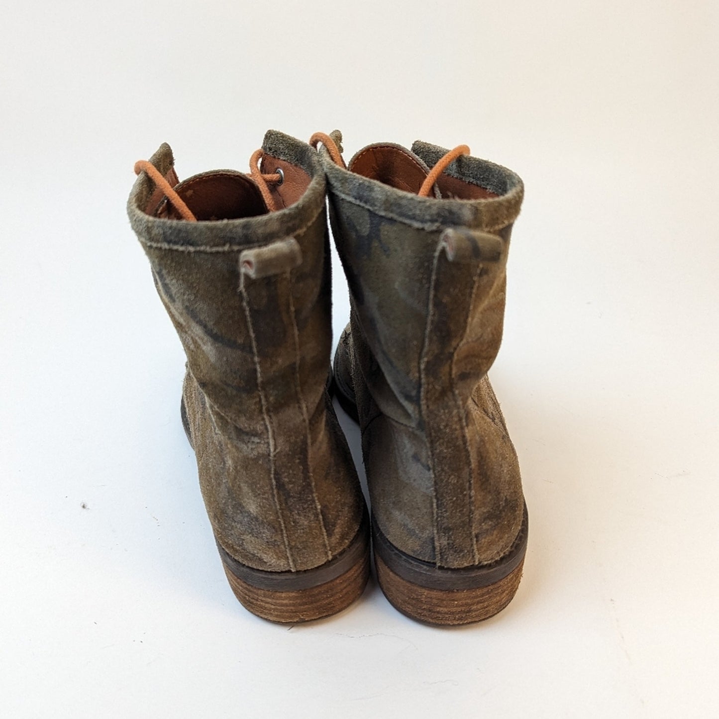 Lucky Brand Camo Combat Boots