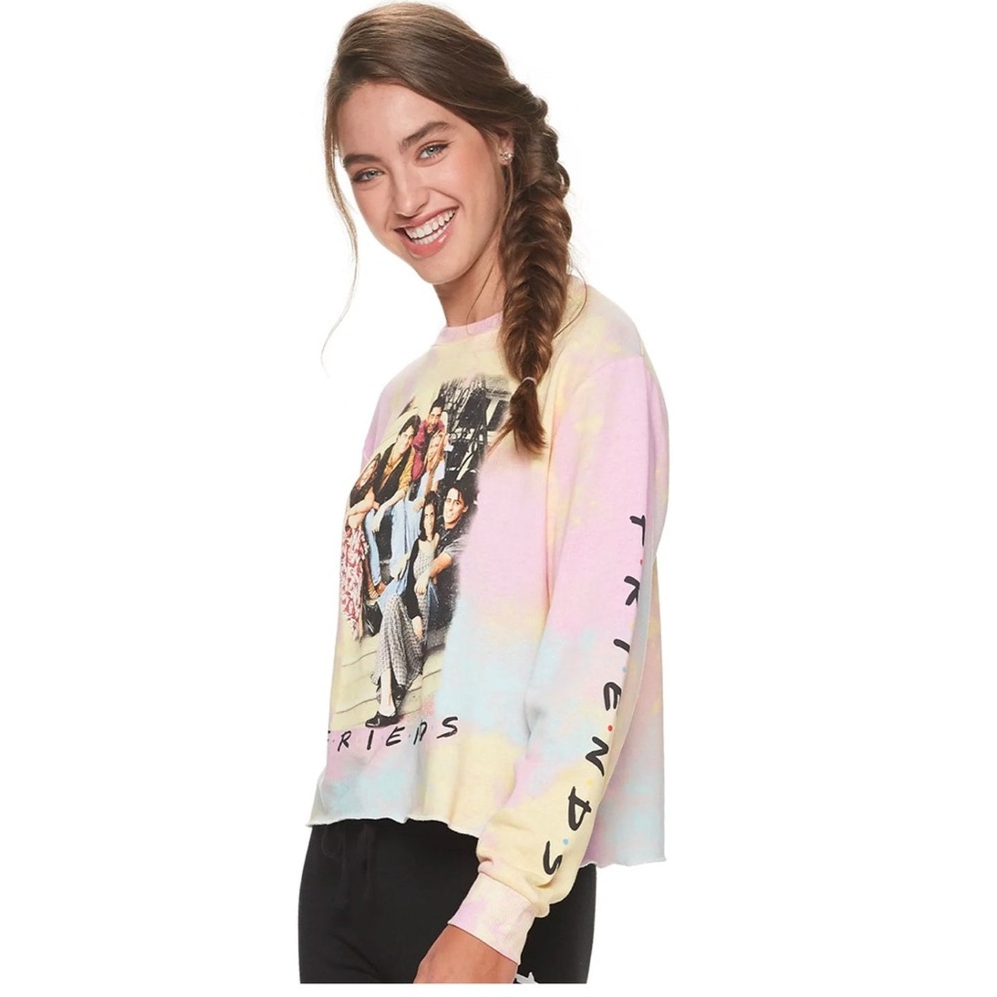 Friends Tie Dye Pastel Sweatshirt