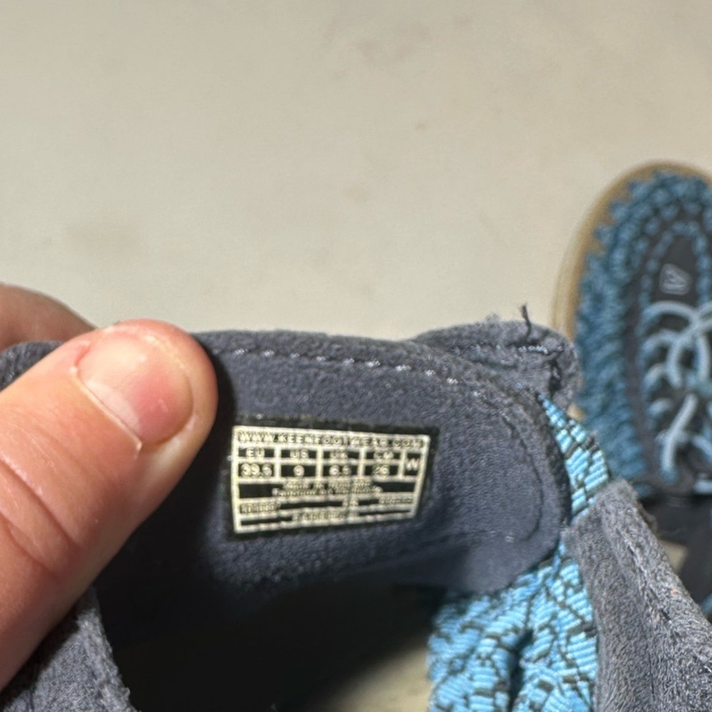 Keen Navy and Light Blue Woven Sandals