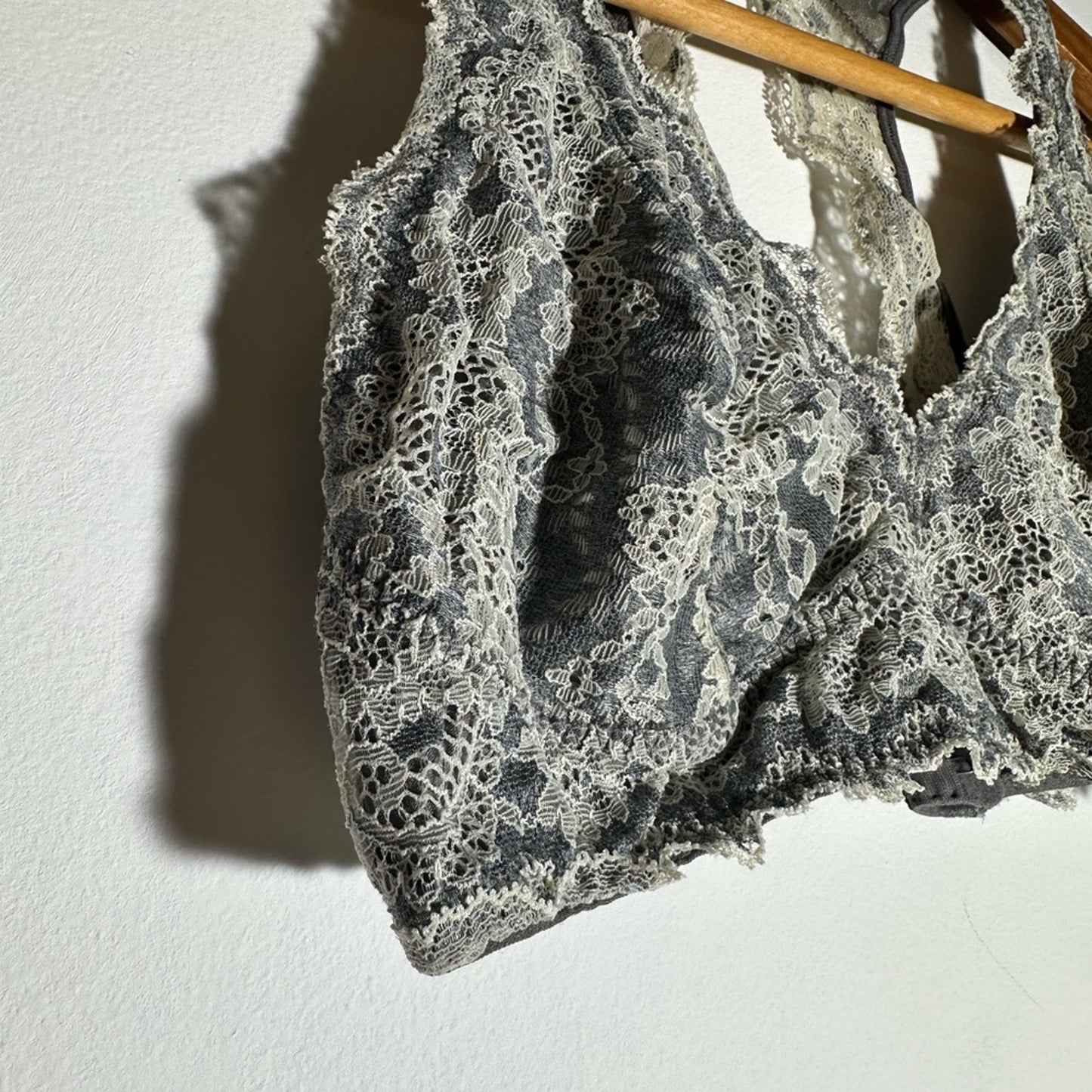 Felina Elegant Lace Bralette - Gray