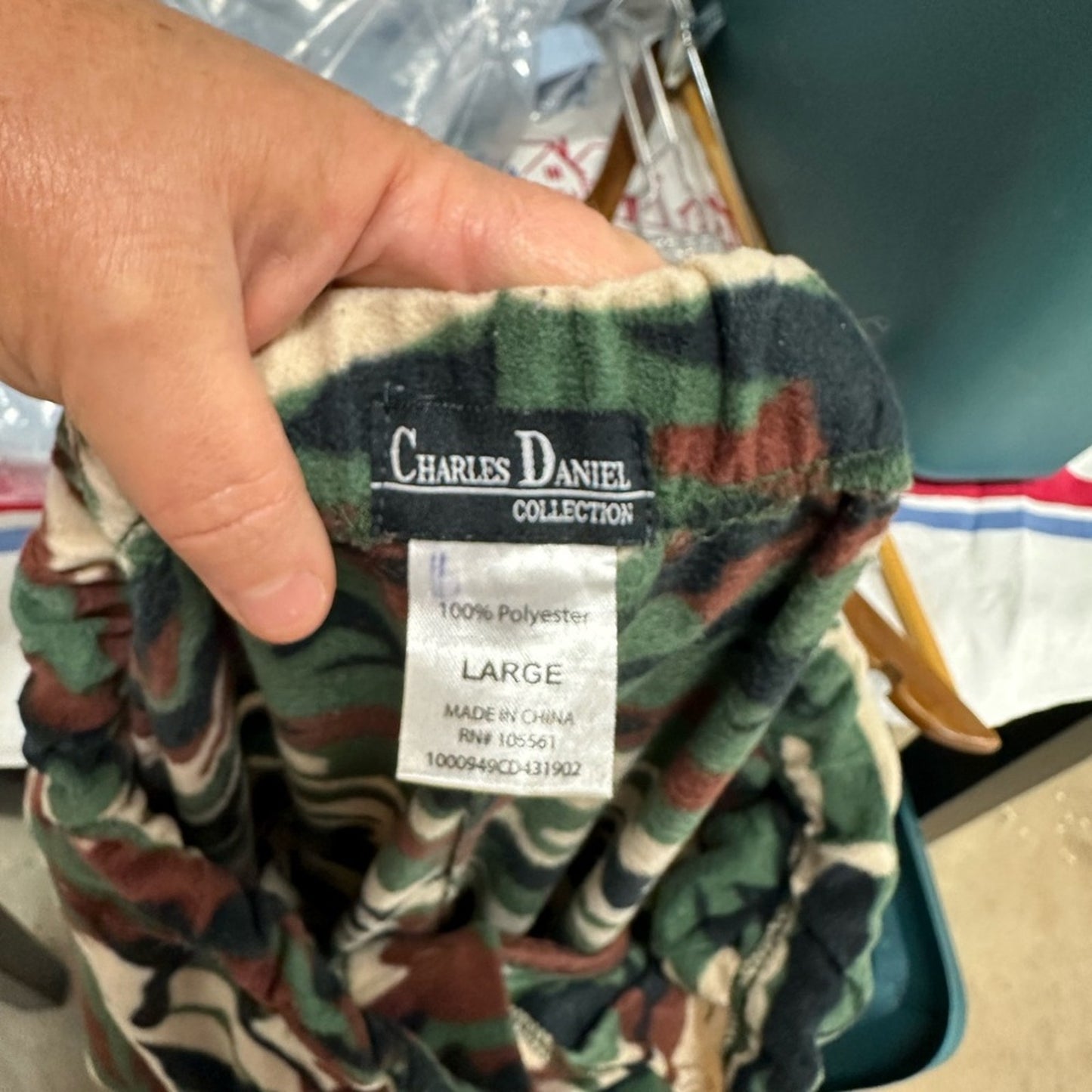 Camouflage Fleece Pants
