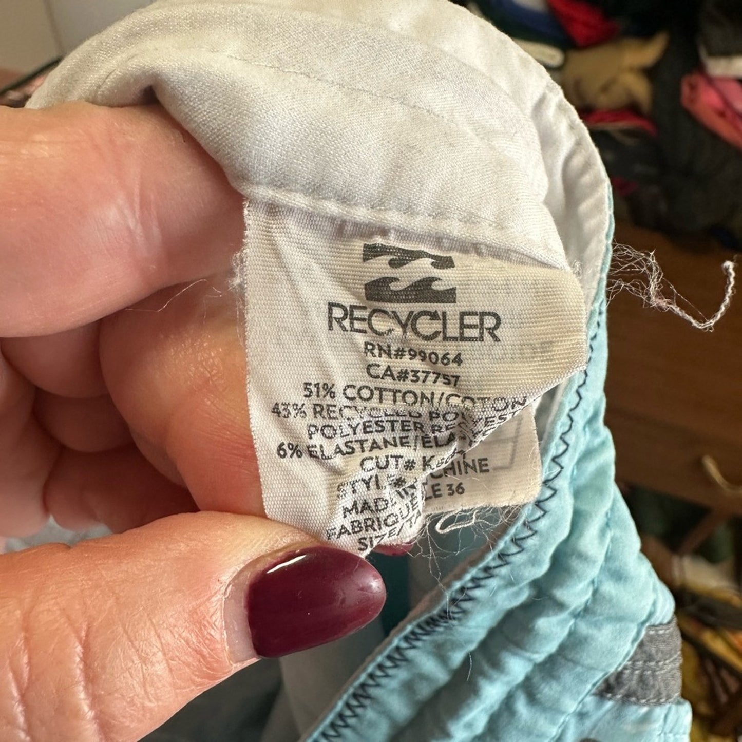 Billabong Men's Aqua Swim Shorts with Flamingo Pattern