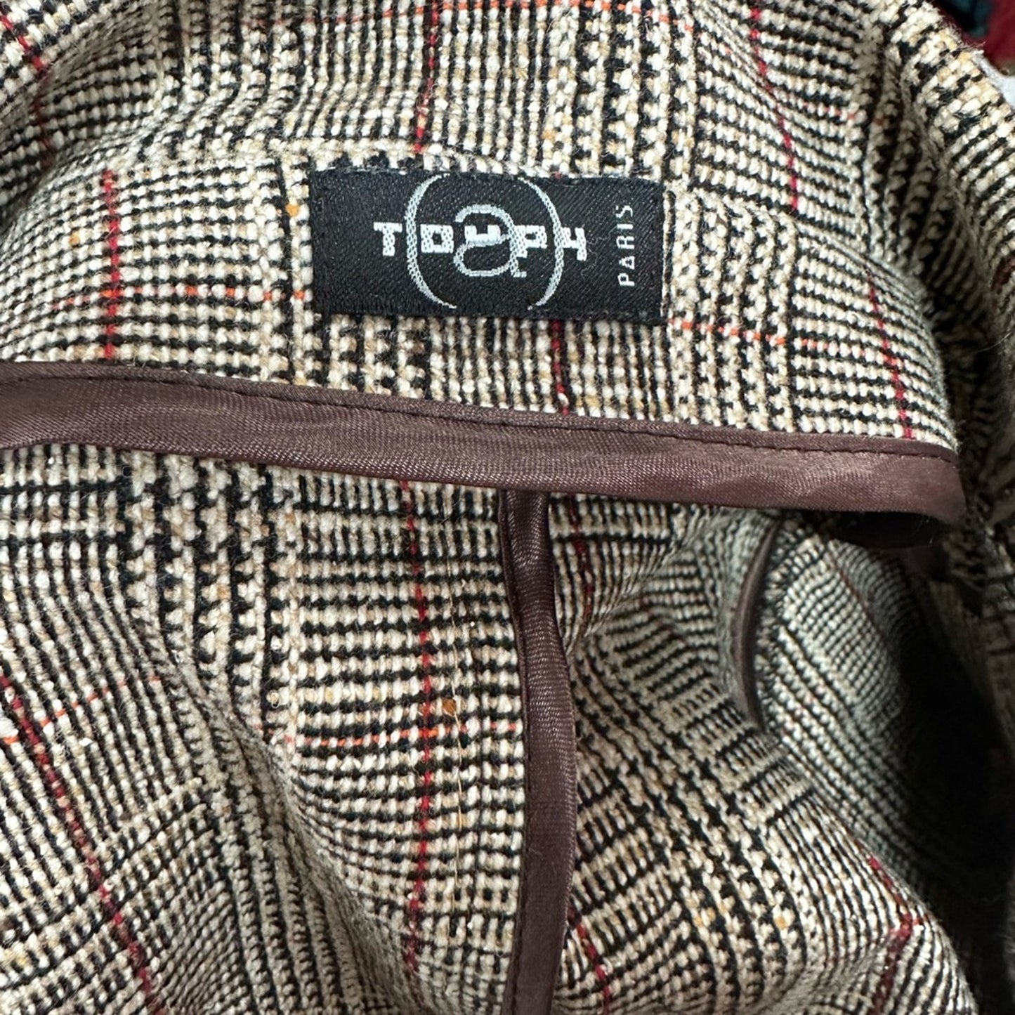 Toupy Paris Plaid Claudette Jacket