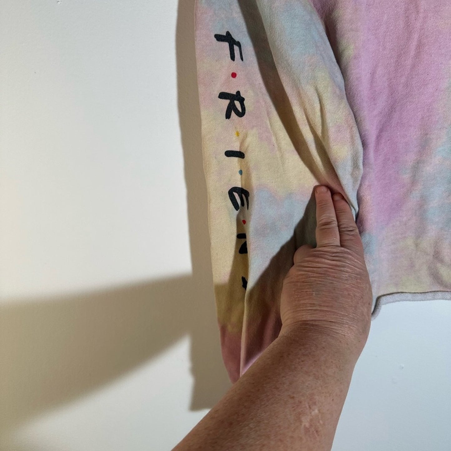 Friends Tie Dye Pastel Sweatshirt