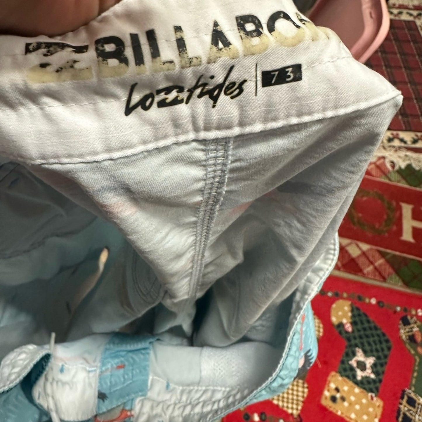 Billabong Men's Aqua Swim Shorts with Flamingo Pattern