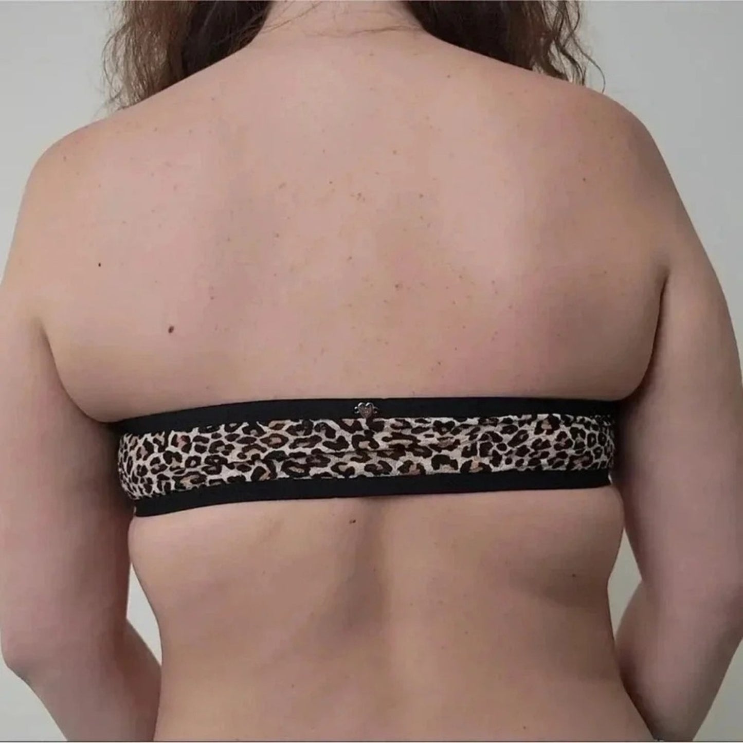 Leopard Print Strapless Bra