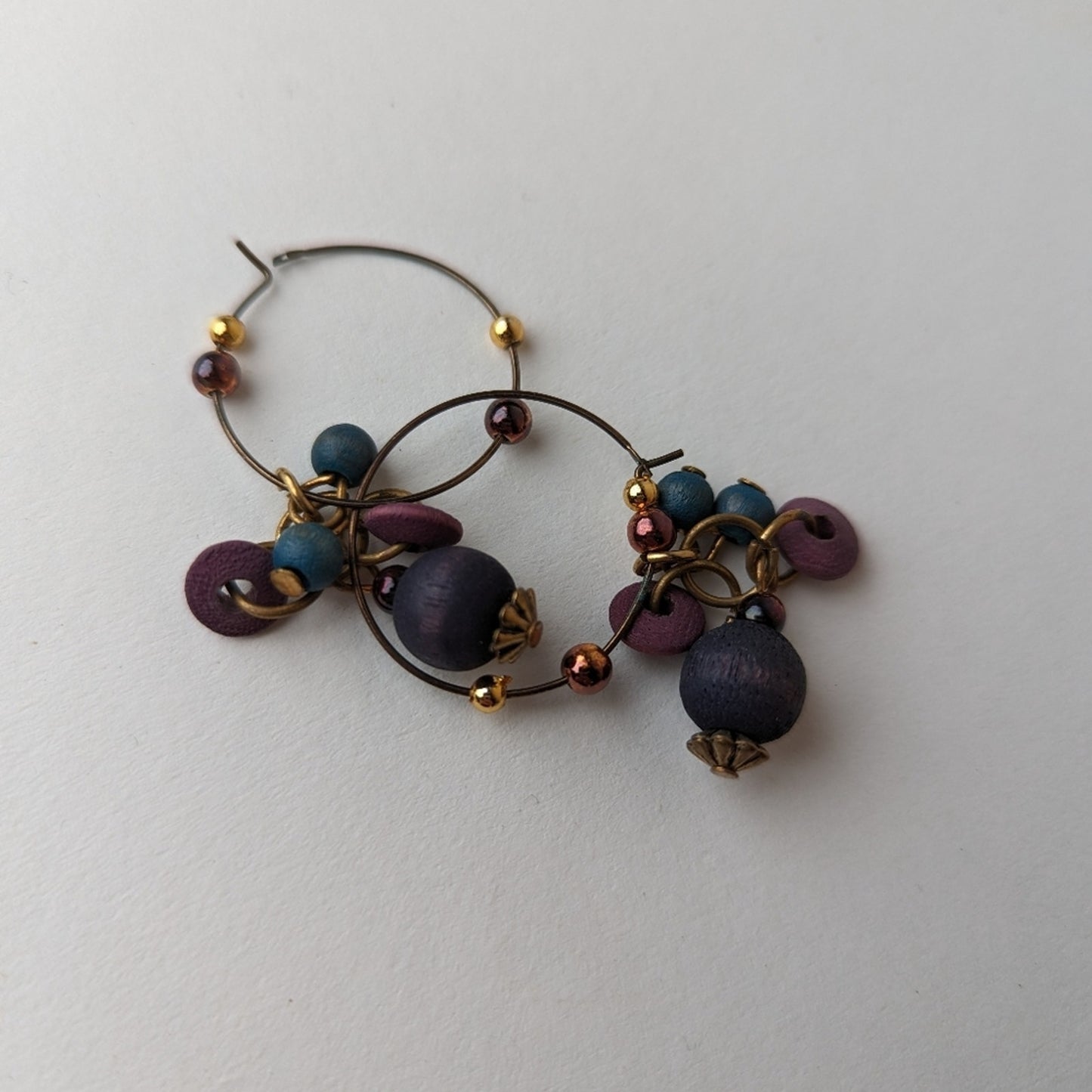 Beaded Bangle Earrings