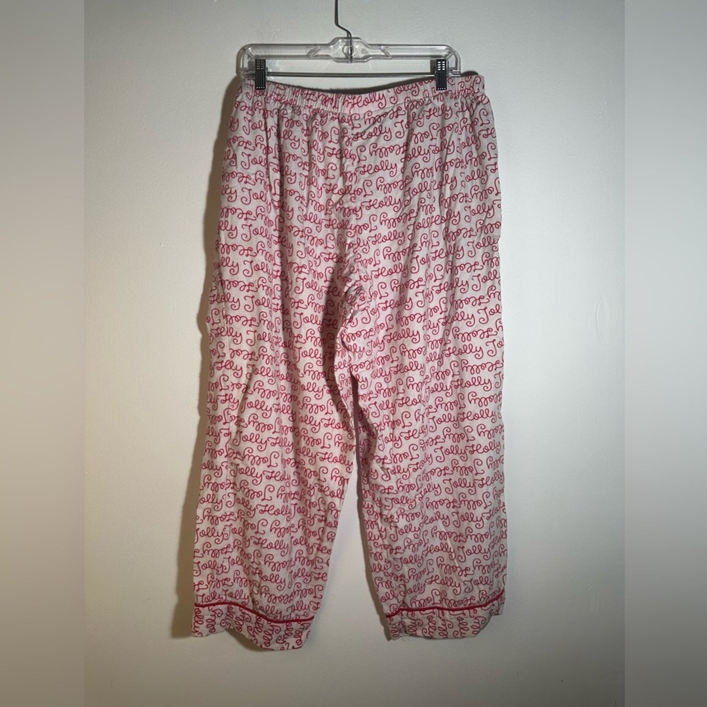 Pink and White Pajama Pants