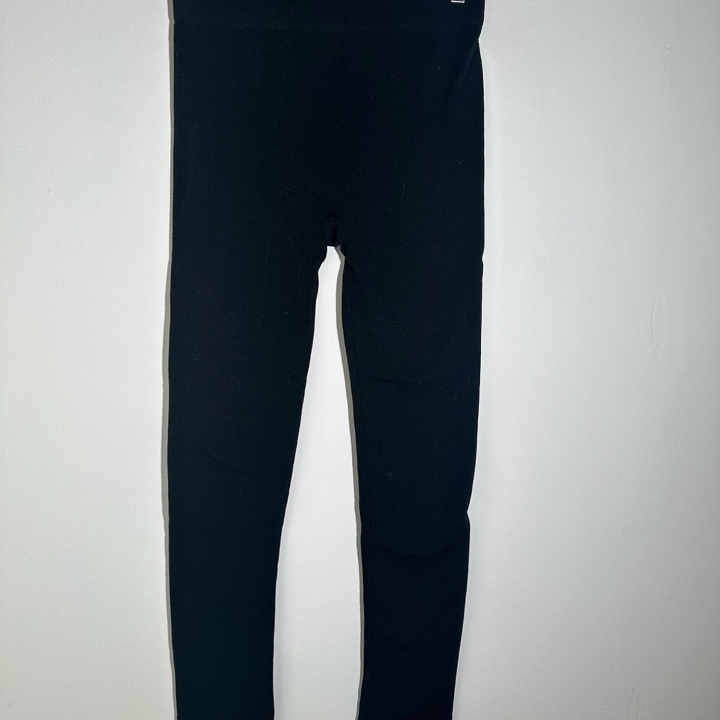Faded Glory Black Ankle-Length Leggings with Smooth Fit
