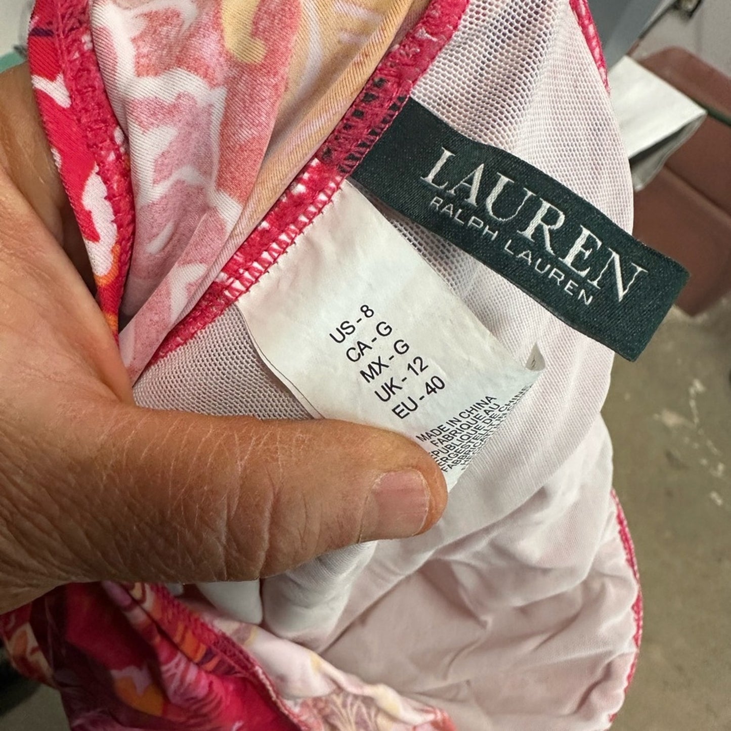 Lauren Ralph Lauren Vibrant Floral Swim Top