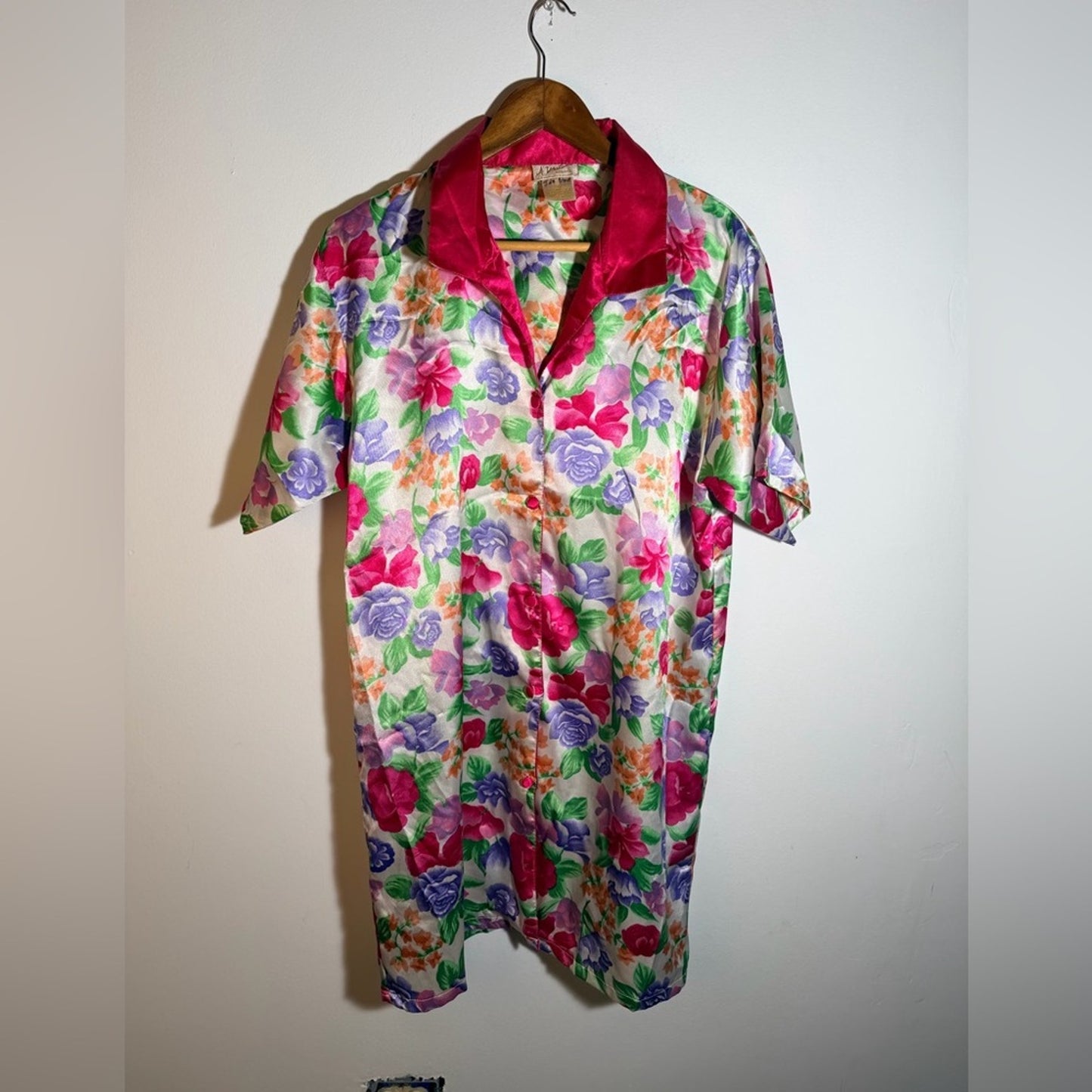 Vintage A’Milan Floral Women's Sleepwear Robe