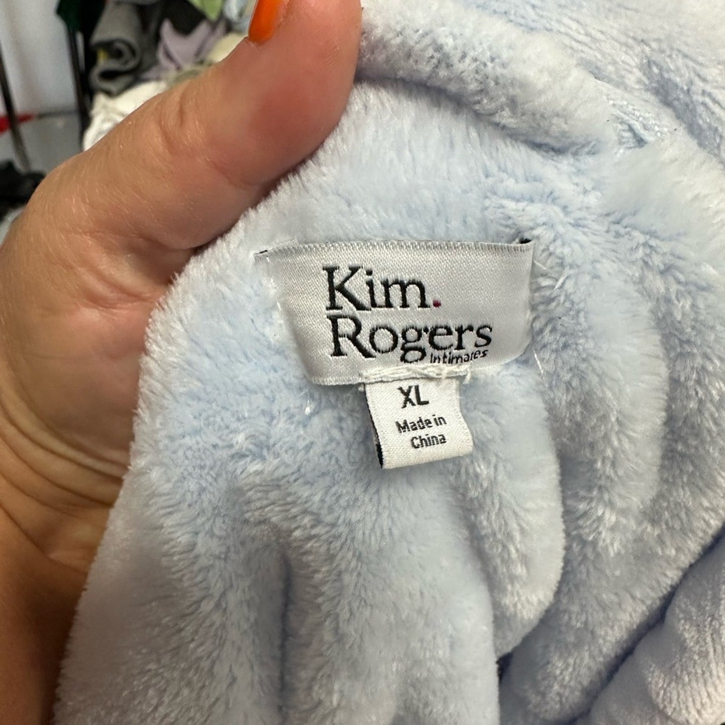 Cozy Light Blue  Fluffy Robe