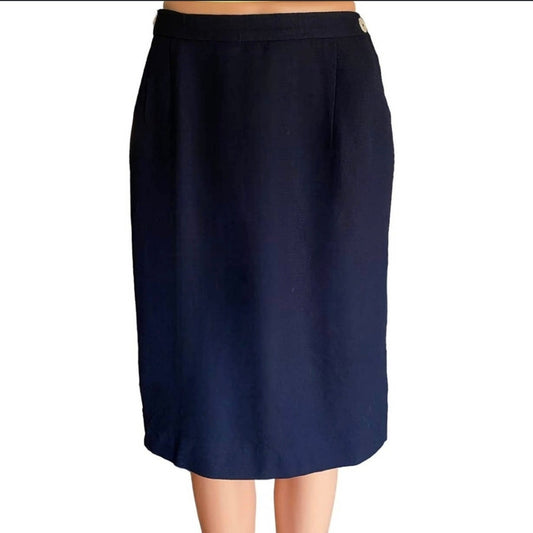 Vintage Pendleton Wool Pencil Skirt - 6