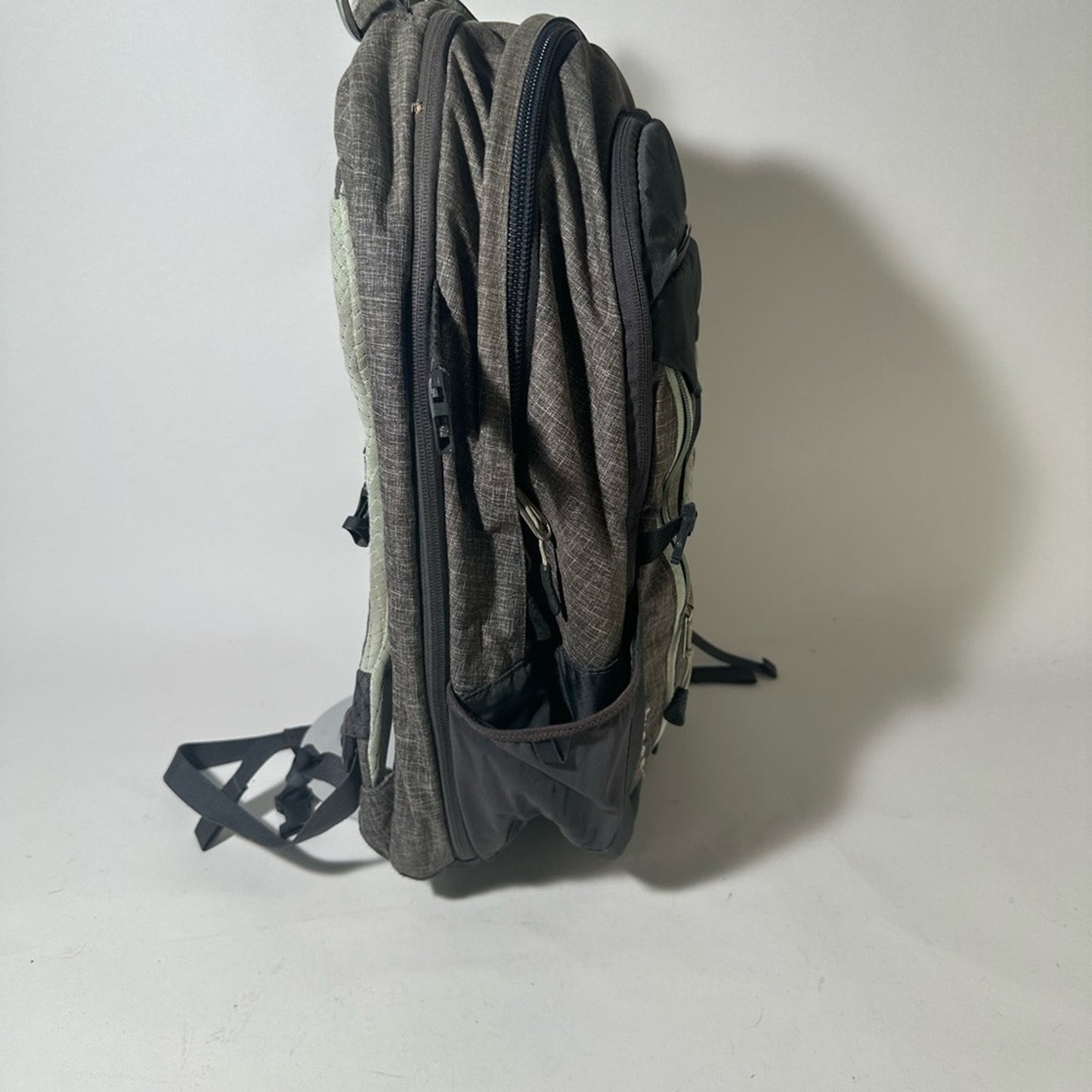 The North Face Black and Gray Backpack with Durable Design