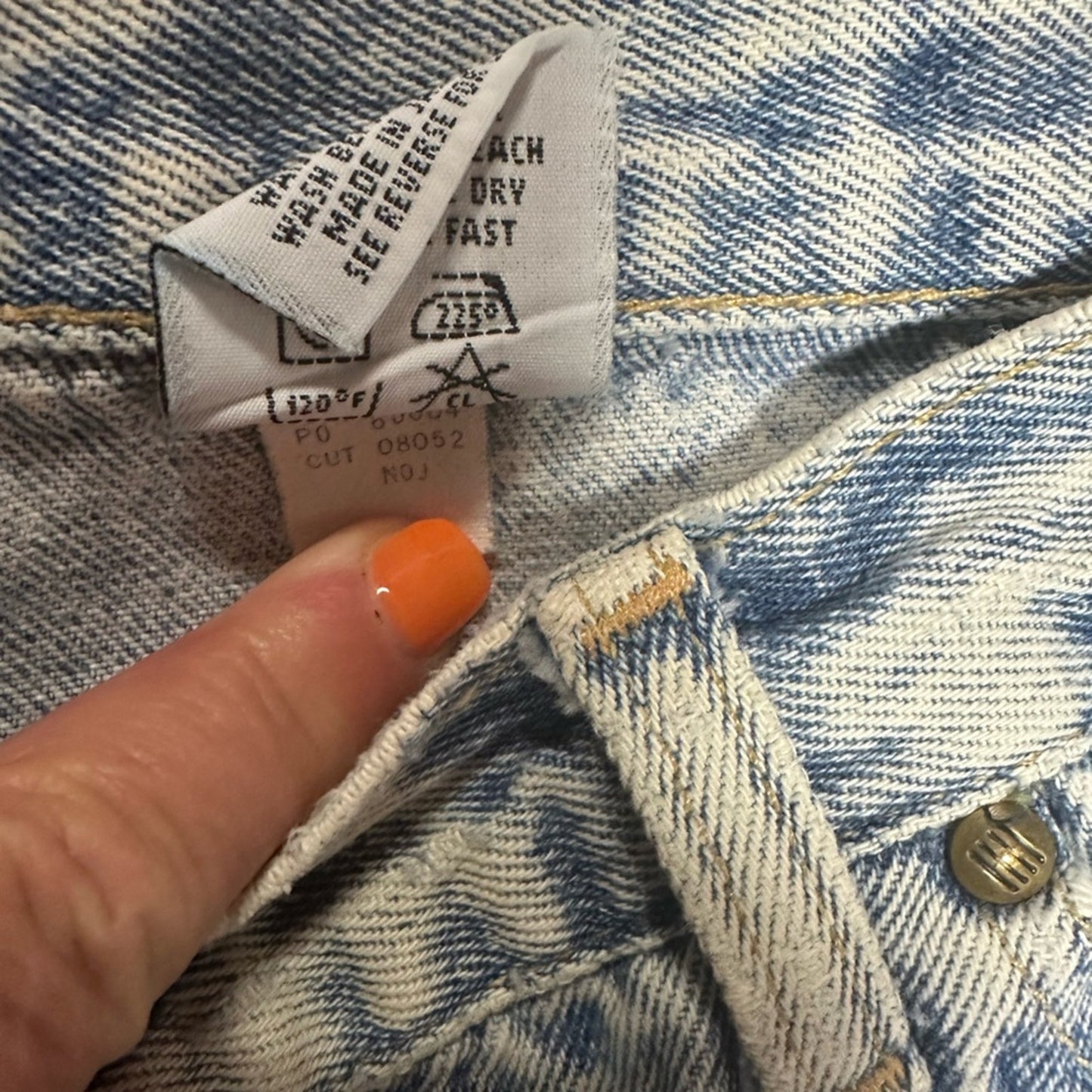 Vintage Gitano Classic Acid Washed Straight Jeans