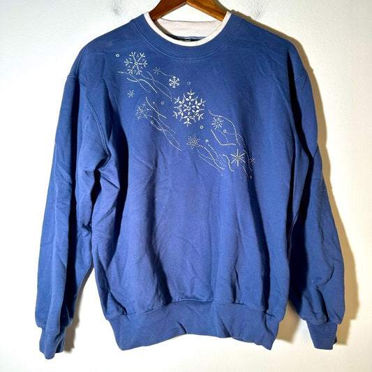 Winter Wonderland Blue Crewneck Sweater