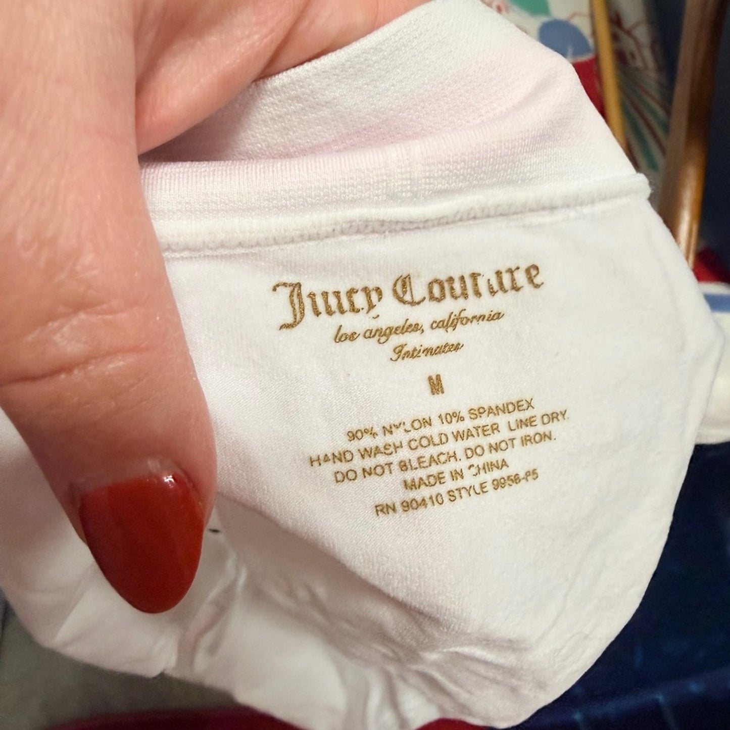 NWOT Juicy Couture White Underwear with Pink Waistband