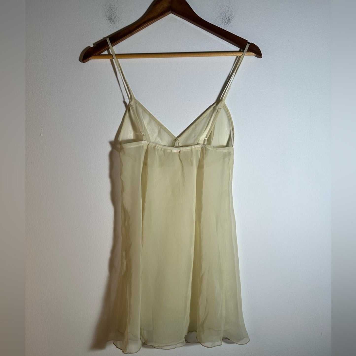 Sheer Cream Slip Nightwear