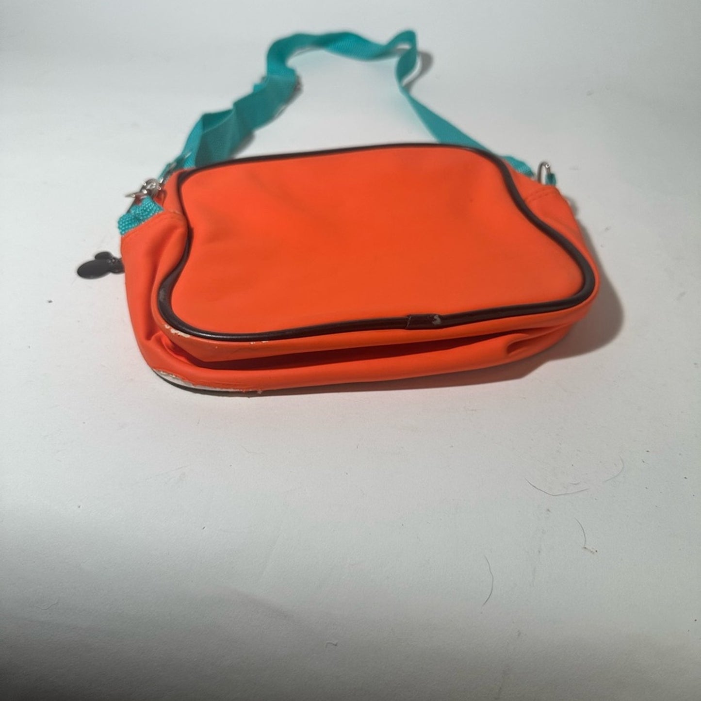 Vibrant Orange and Blue Mickey Mouse Bag