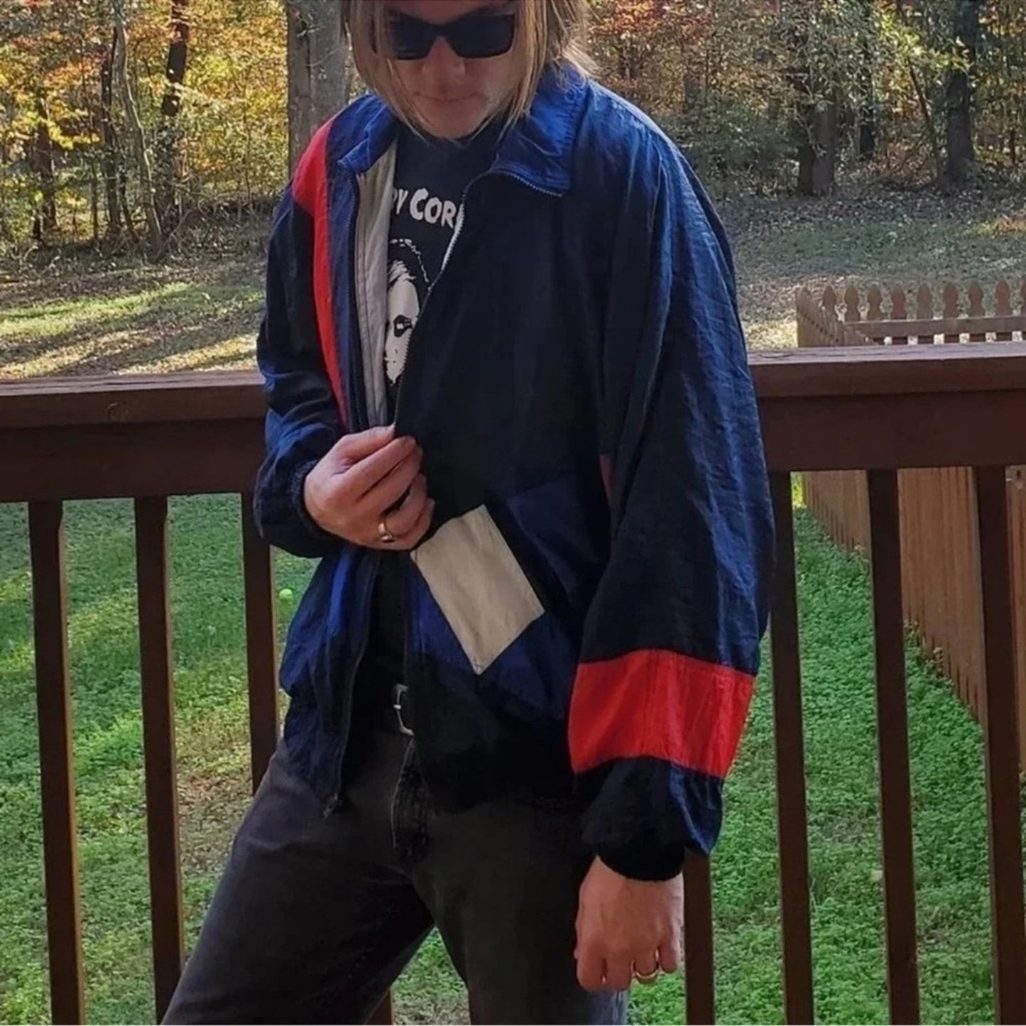 Vintage 80’s Color Block Track Jacket
