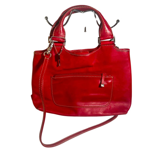 Fossil Elegant Red Leather Handbag