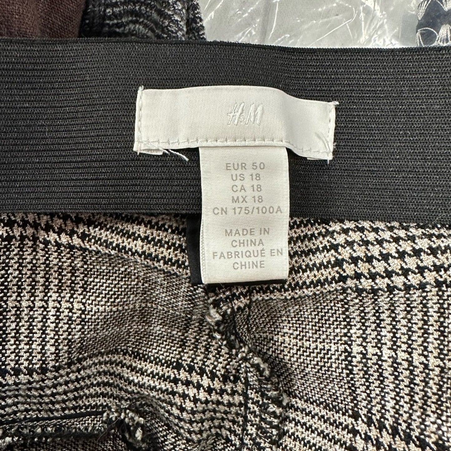 H & M Plaid Pants