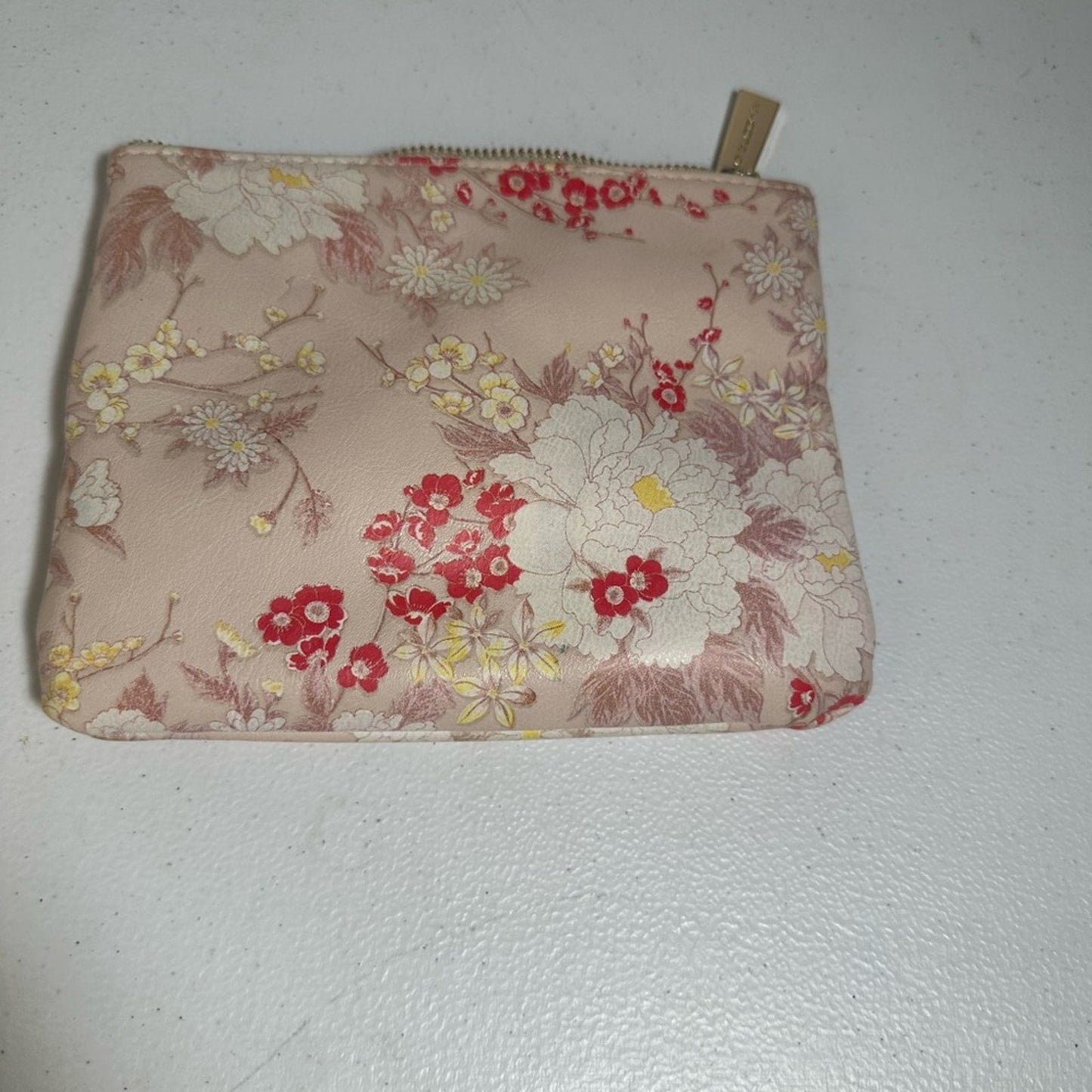 Floral Beige Clutch