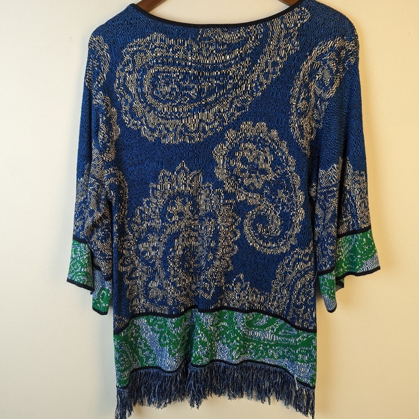 Paisley Fringed Tunic - Small