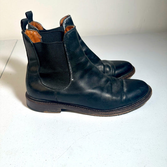 Frye Black Leather Chelsea Boots