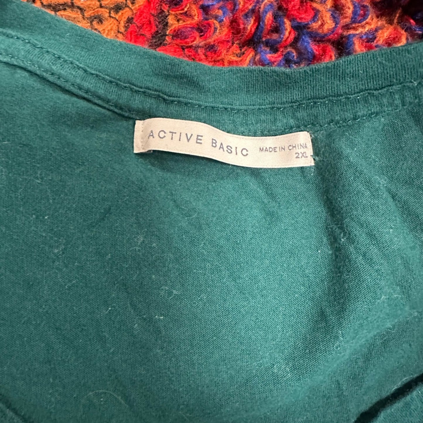 Active Basic Deep Green Tee
