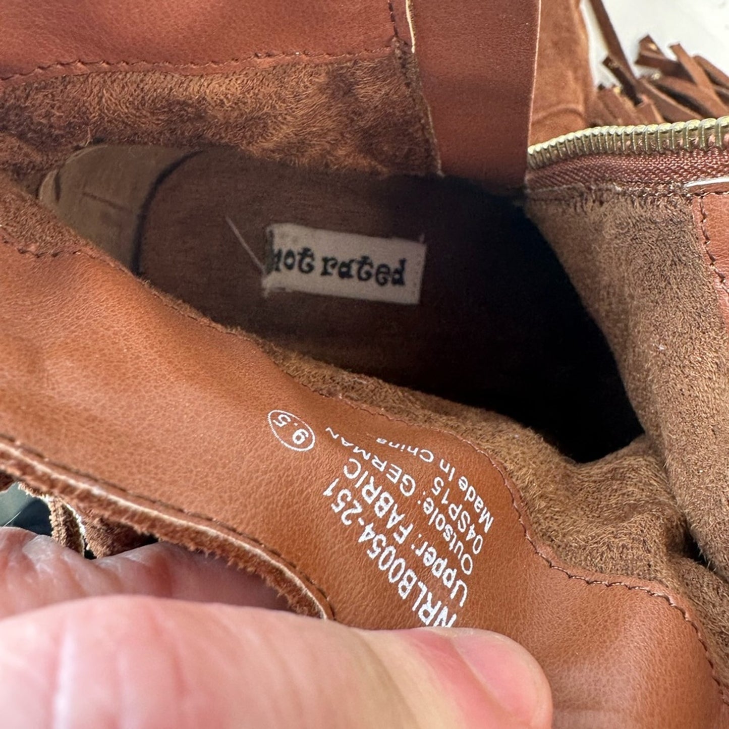 Not Rated Mohegan Chukka Fringe Boot