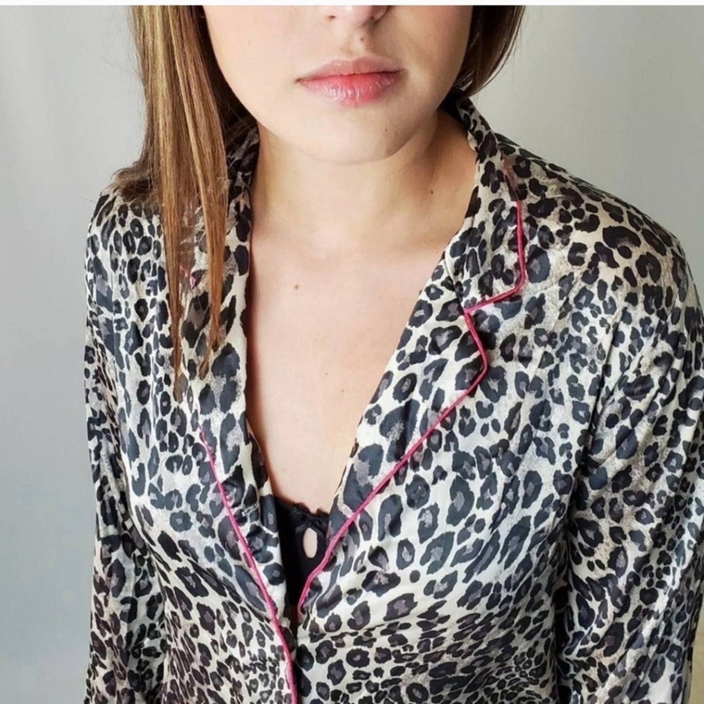 Victoria’s Secret Animal Print Pajama Loungewear Top