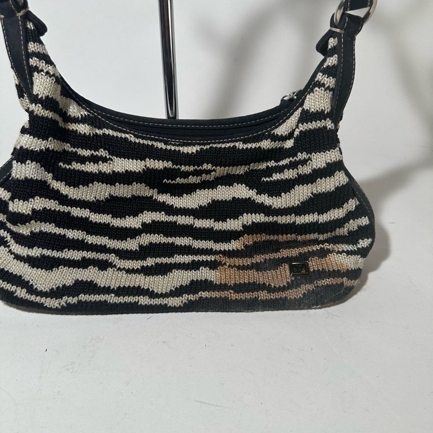 Black and White Zebra Print Women's Bag