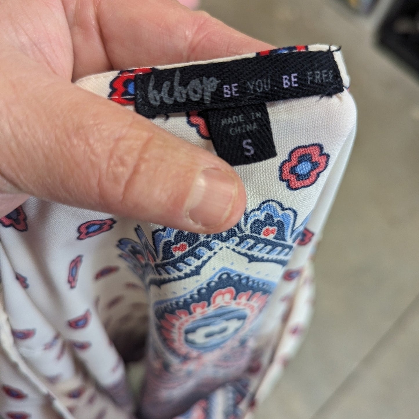 Bebop Be you Be Free Paisley Dress - Small