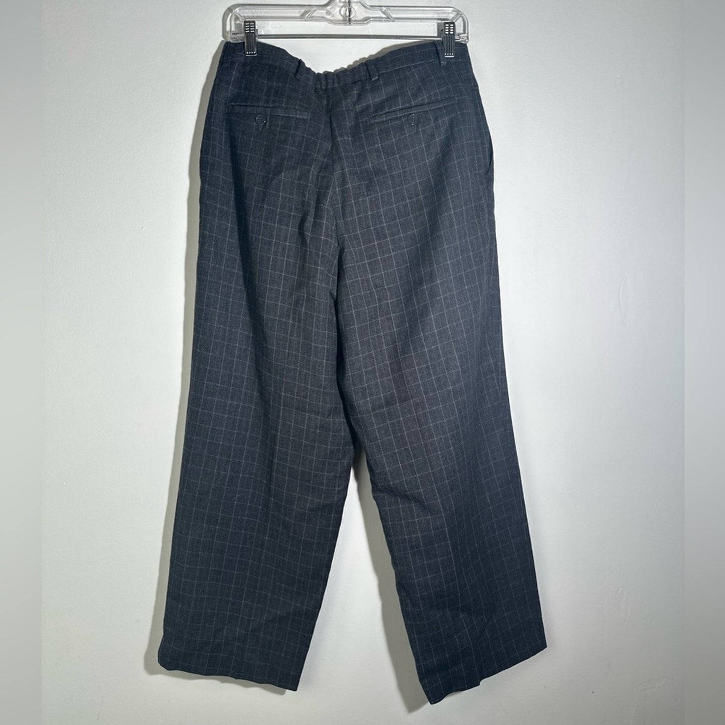 Pallesco Elegant Dark Checkered Pants